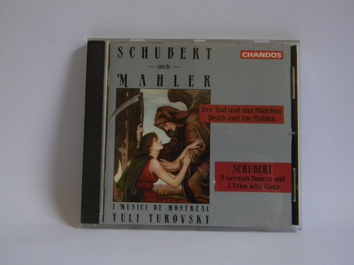 Schubert Mahler Death And The Maiden Yuli Turovsky Cd