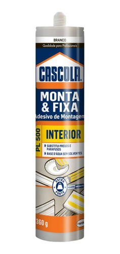 Silicone Pl 500 Monta E Fixa Interior