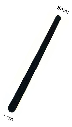 Lixa De Unha Preta Profissional 16cm Soft Clean C/ 100 Unid