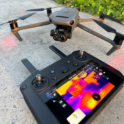 Drone Dji Mavic 3 Enterprise Thermal + Kit Baterias Cor Cinza