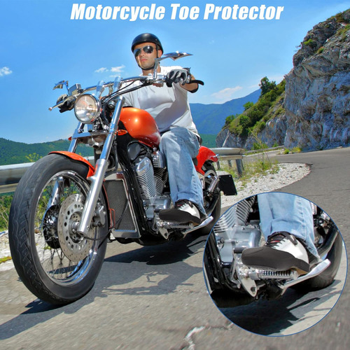 2 Protectores De Zapatos De Motocicleta, Funda De Palan...