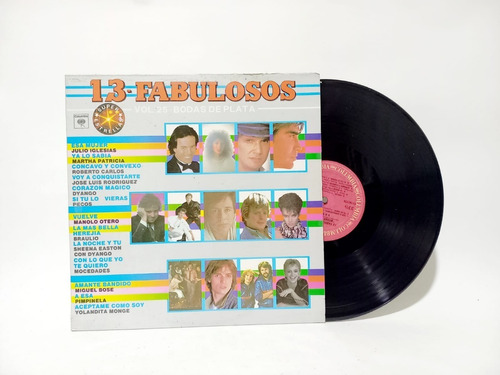 Disco Lp 13 Fabulosos / Vol 25 / Bodas De Plata