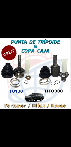 Copa Caja Fortuner 4runner Hilux Kavak 29x30 