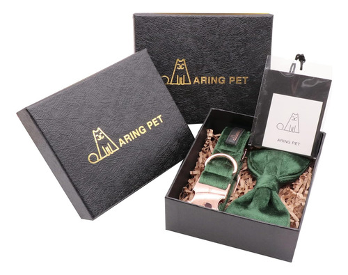 Collares Para Perros Aring Pet Con Pajarita De Terciopelo Pa
