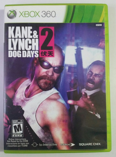 Kane & Lynch 2 Dog Days-- Usado Xbox 360 Ntsc Español