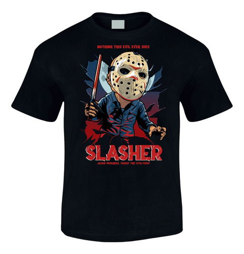 Camiseta Friday 13 Jason Terror Edicion Black Series