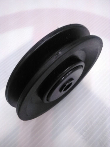Imagen 4 de 6 de Polea Repuesto Para Multigimnasio Multigym Pvc 90 Mm