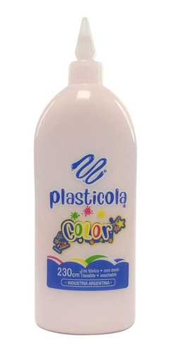 Plasticola Color Rosa Pastel Adhesivo 230cc 2123 Canalejas