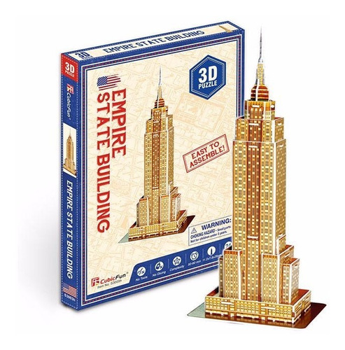 Puzzle 3d Empire State Building 24 Pcs - Cubicfun