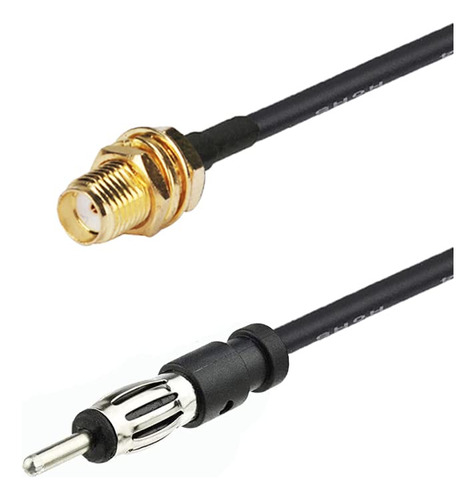 Adaptador Sma Hembra Am Fm Macho Rg174 Cable Coaxial 12  Rf