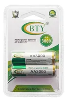 Comprar Baterías Recargables Aa Bty 2 Pilas 3000 Mah