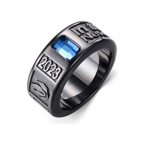 Anillo De Clase Personalizado Para Hombre, Anillo De Graduac