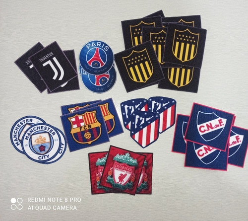 Imagen 2 de 2 de Parches Con Tus Equipos Favoritos