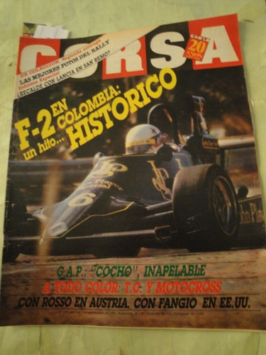 Corsa 1052 Formula 2 Kissling Turismo Motocross Rally C.a.p.