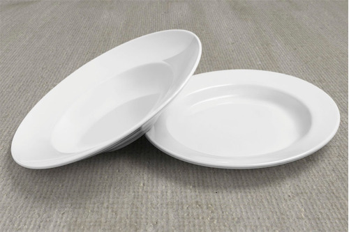 Plato De Pasta 28cm 6 Un Tsuji 1150 Porcelana Tsuji 1150