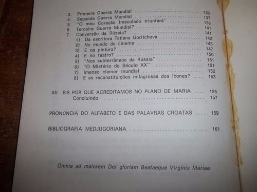 * Livro - A Virgem Maria - Nas Aparições De Medjugorje