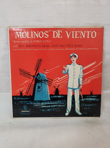 Molinos De Viento Pablo Luna Disco Lp Vinilo Acetato