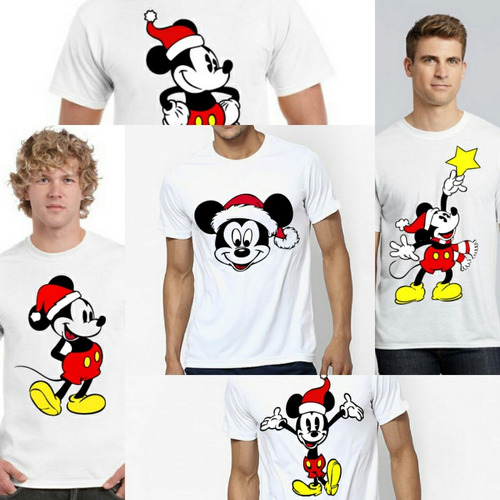 Camisetas Niños Adultos 100% Algodón - Diseños De Navidad
