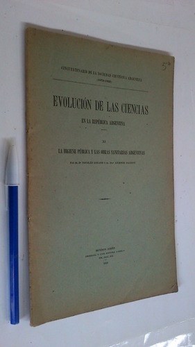 Evolución De Las Ciencias En Argentina - Lozano / Paitoví