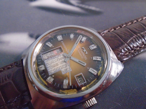 Technos Executive Antigo Folhinha Calendario Perpetuo Raro