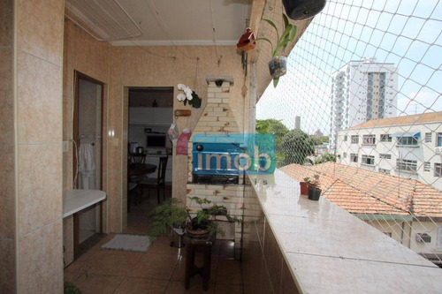 Imagem 18 de 29 de Apartamento Com 3 Dormitórios À Venda, 115 M² Por R$ 470.000,00 - Ponta Da Praia - Santos/sp - Ap4336