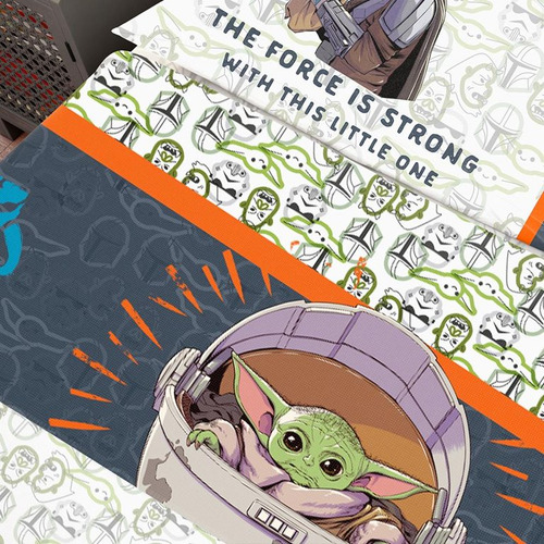 Set De Sabanas Individual Baby Yoda Force Providencia