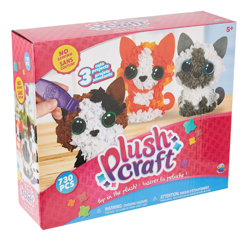 The Orb Factory Plushcraft Kitten Club 3d Soft Craft