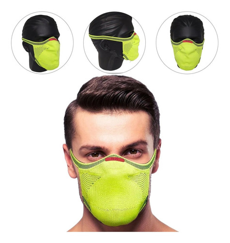 Mascara Protecao Fiber Knit Fluor 3d Lavavel Com Filtro