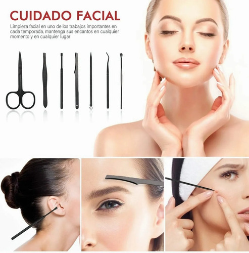 Imagen 5 de 8 de Set De Manicura Pedicura Pies Manos Acero Inox 18 Piezas