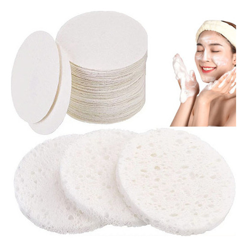 50 Esponjas Limpiadoras Faciales Suaves Para Lavar Tu Cara.