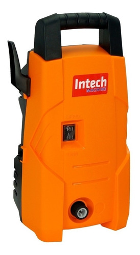 Imagem 1 de 4 de Lavadora de alta pressão Intech Machine Califórnia laranja e preta de 1200W com 10MPa de pressão máxima 127V - 60Hz