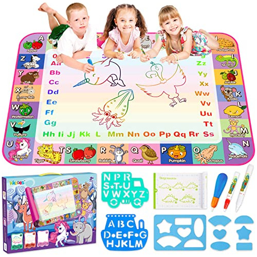 Aqua Magic Mat - Tapete De Dibujo De Agua Niños, Table...