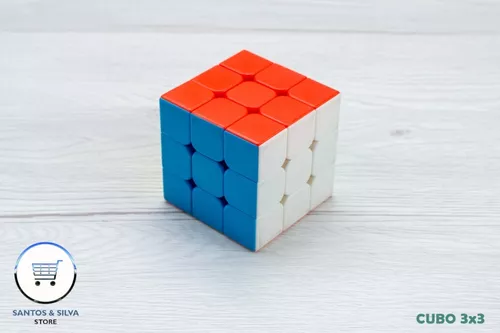 Cubo Mágico 3x3x3 iniciante Simples Pequeno 5,4cm