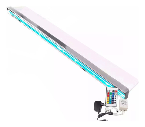 Cascata De Piscina 2 Metros C Led Rgb Piscina Embutir Parede