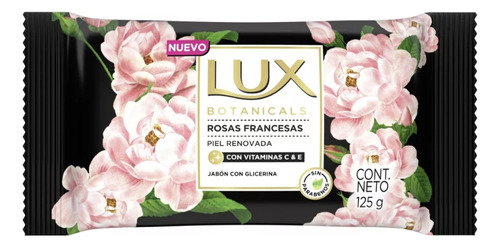 Jabón en barra Lux Botanicals rosas francesas 125g