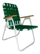 Comprar Reposera Plegable Playera De Caño Y Cintas - Fija 1 Posicion