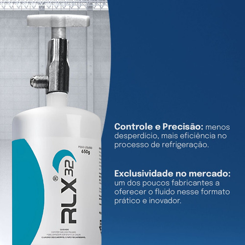 Fluido Refrigerante R32 C/ Valvula Ar Condicionado Inverter