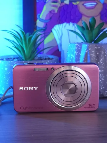 Camera Sony Cyber-shot Dsc-w630 Rosa - Id59 | MercadoLivre