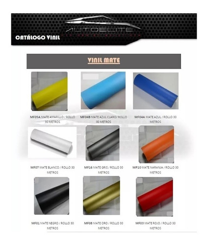 Imagen 8 de 10 de Vinil Automotriz Negro Mate Autoelite 1 Metro X 1.52