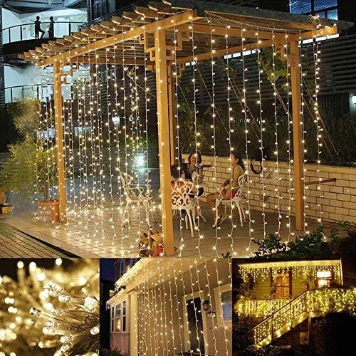 304 Led Ventana Cortina Cadena Luz Boda Fiesta Hogar Ja...