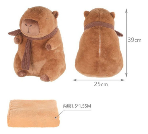 Frazada De Bebe Capibara Cuna Dormitorio, Suavidad Y Calidad