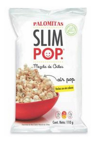 Slim Pop · Palomitas De Maíz Mezcla De Chiles 110g