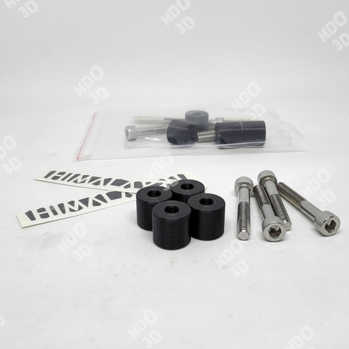 Imagen 2 de 4 de Elevador Separador Guardabarro Himalayan + Tornillos Mdo 3d