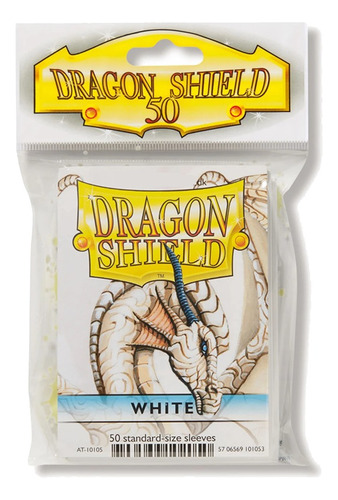 50 Protectores White Standard Dragon Shield