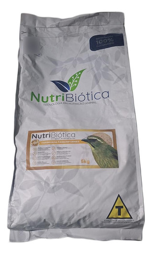 Ração Nutribiótica Farinhada Trinca Ferro Passeriformes 5kg