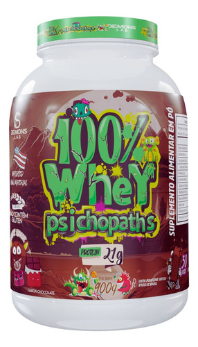 Whey Protein Demons Lab 900g Psichopaths 100% Concentrado