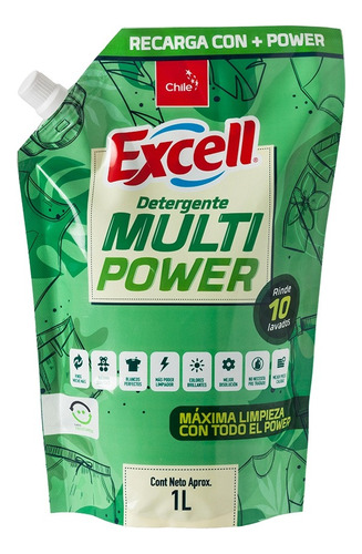 Detergente Para Ropa Multi Power 1 L Excell