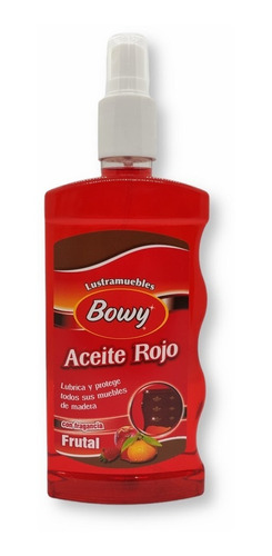 Lustramuebles Bowy 265 Ml Aceite Rojo