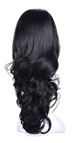 Pelucas - Onedor 23  Curly Hair Women Ladies 3-4 Half Wig Pr