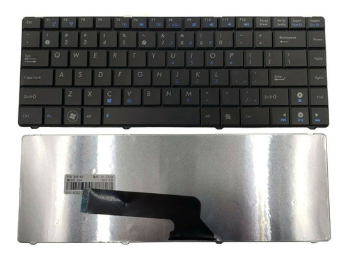 Teclado Asus K40 K40ab K60ij P80 P81 Sp Black Español